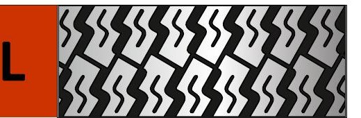 BDR1 L tread pattern